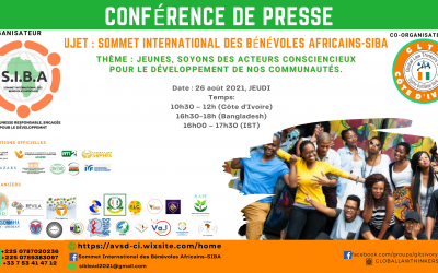 Bannière de l'événement Côte d'Ivoire pour la conférence de presse Français 2